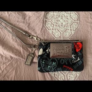 Coach x Poppy Wristlet